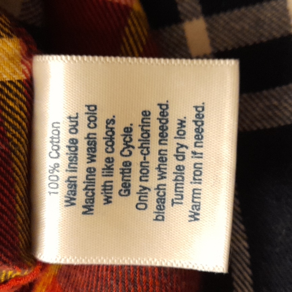 Men Plaid Flannel Button Down Shirt by Urban Pipeline Size S Pre-loved - Picture 4 of 6